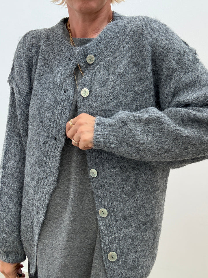 CARDIGAN CLARISSA GRIGIO
