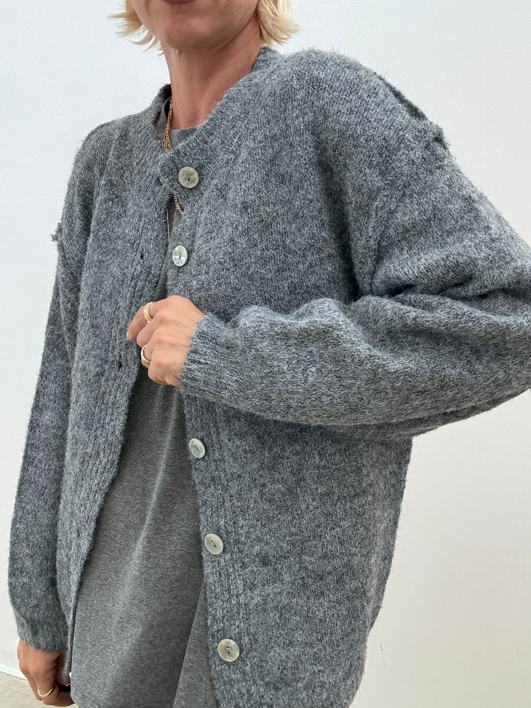 CARDIGAN CLARISSA GRIGIO