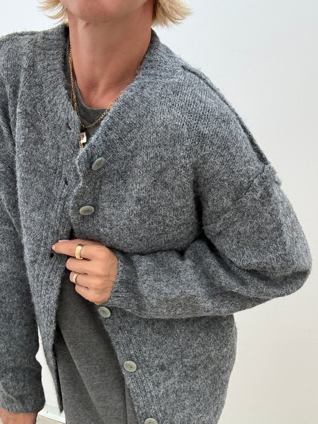 CARDIGAN CLARISSA GRIGIO