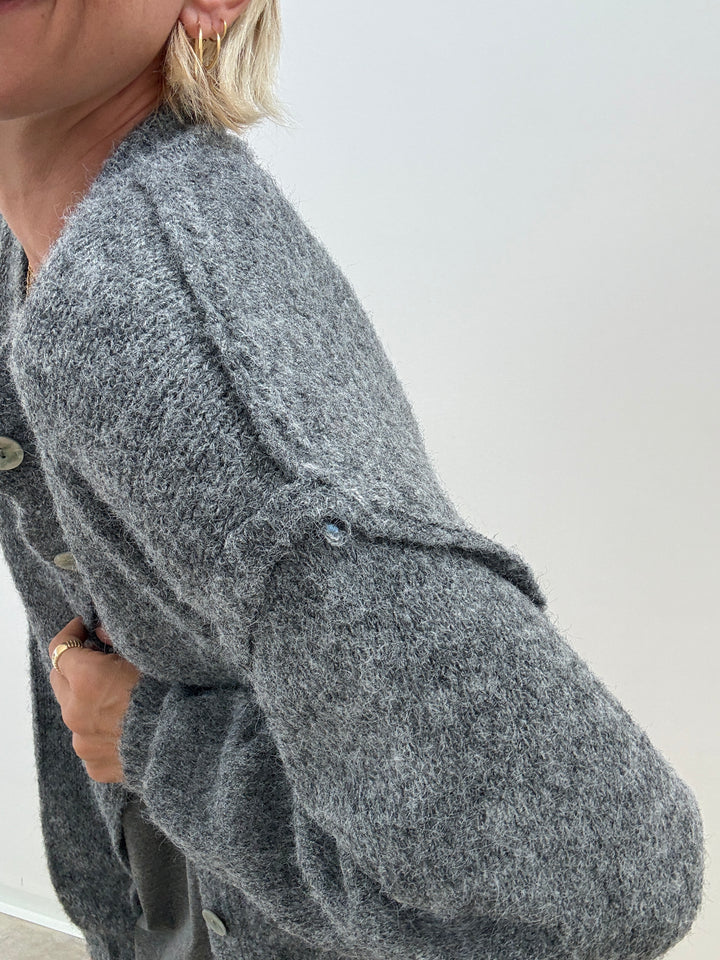 CARDIGAN CLARISSA GRIGIO