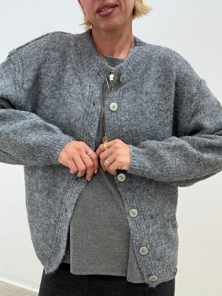 CARDIGAN CLARISSA GRIGIO