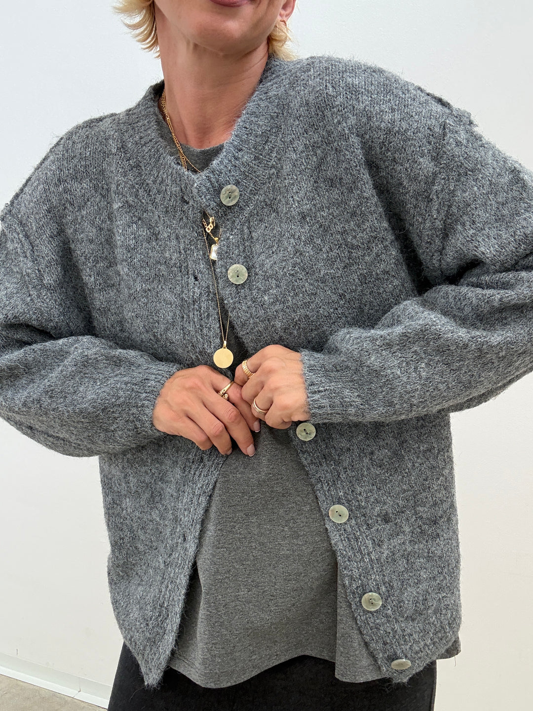 CARDIGAN CLARISSA GRIGIO
