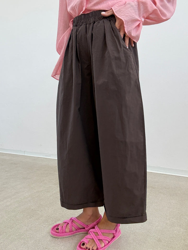PANTALONE OLIMPIA COTONE CIOCCO