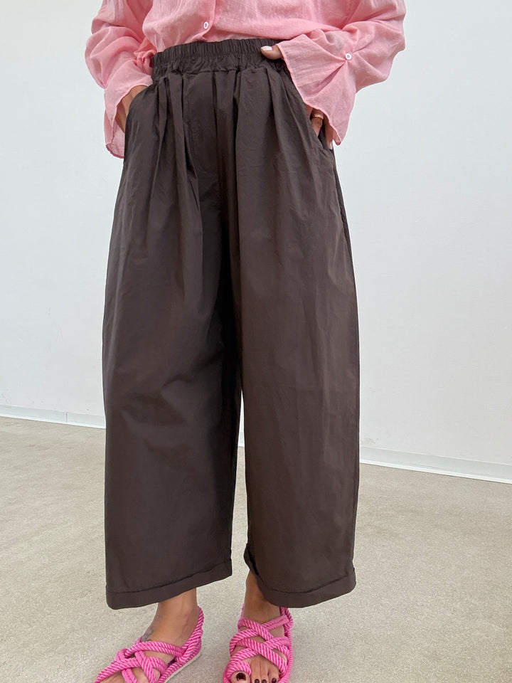 PANTALONE OLIMPIA COTONE CIOCCO