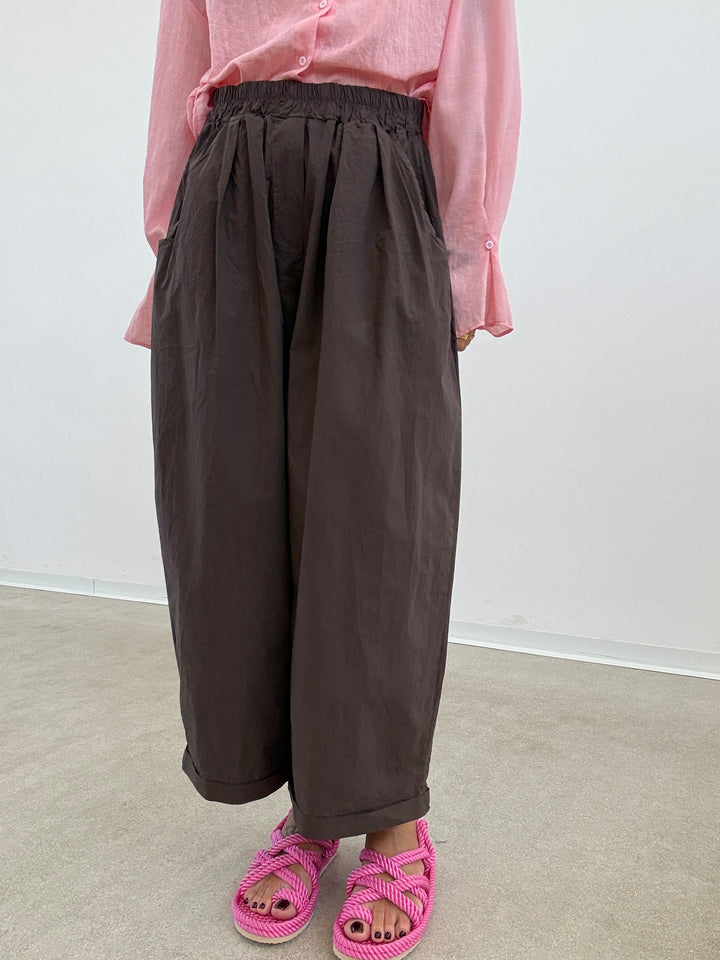 PANTALONE OLIMPIA COTONE CIOCCO