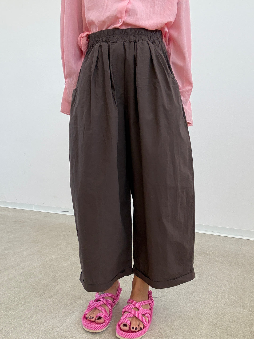 PANTALONE OLIMPIA COTONE CIOCCO