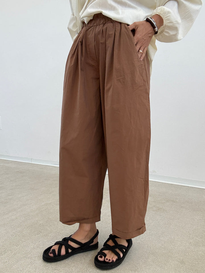 PANTALONE OLIMPIA COTONE TABACCO