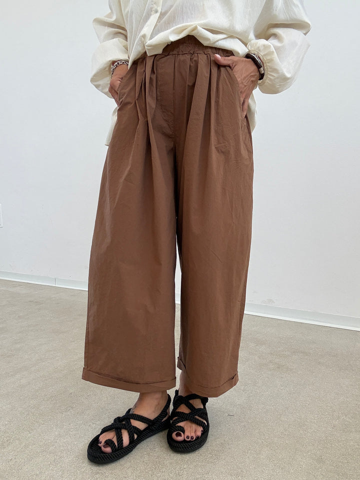 PANTALONE OLIMPIA COTONE TABACCO