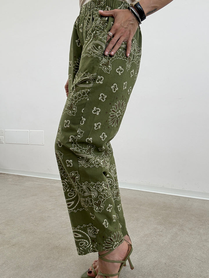 PANTA NOA BANDANA VERDE
