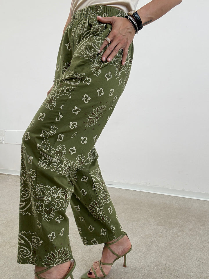 PANTA NOA BANDANA VERDE