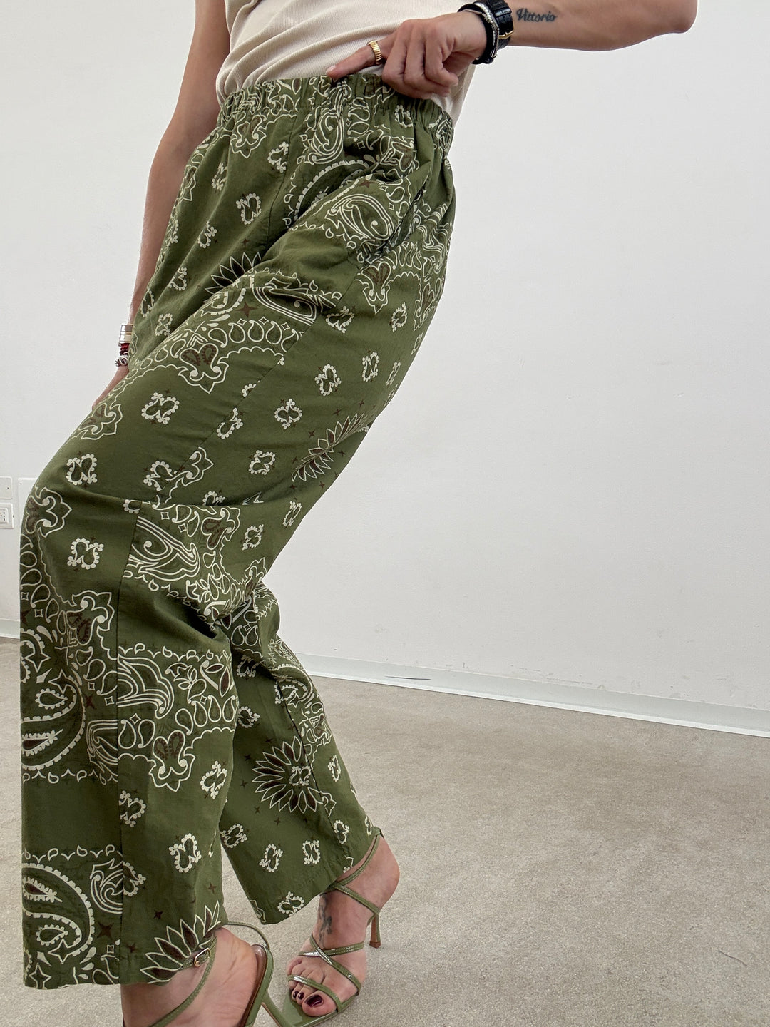 PANTA NOA BANDANA VERDE