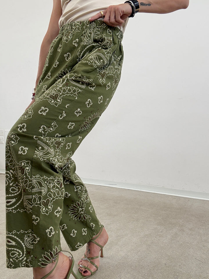 PANTA NOA BANDANA VERDE