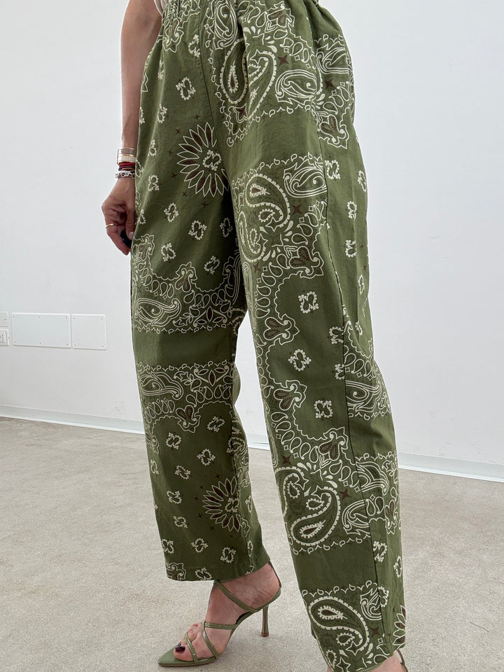 PANTA NOA BANDANA VERDE