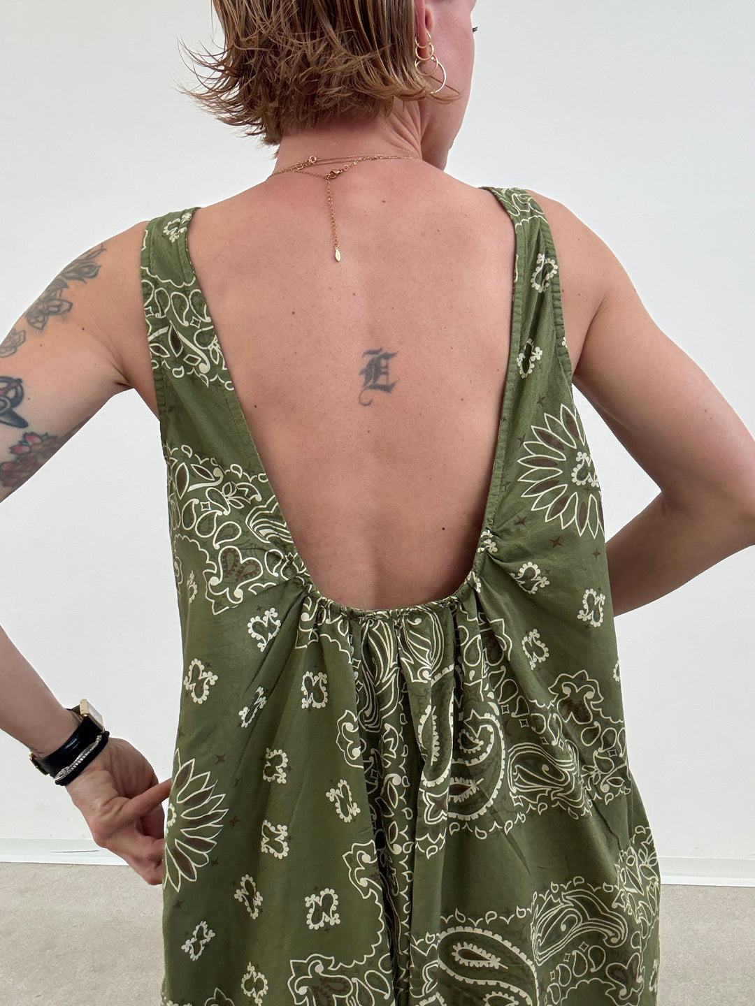 JUMPSUIT CARLA BANDANA VERDE
