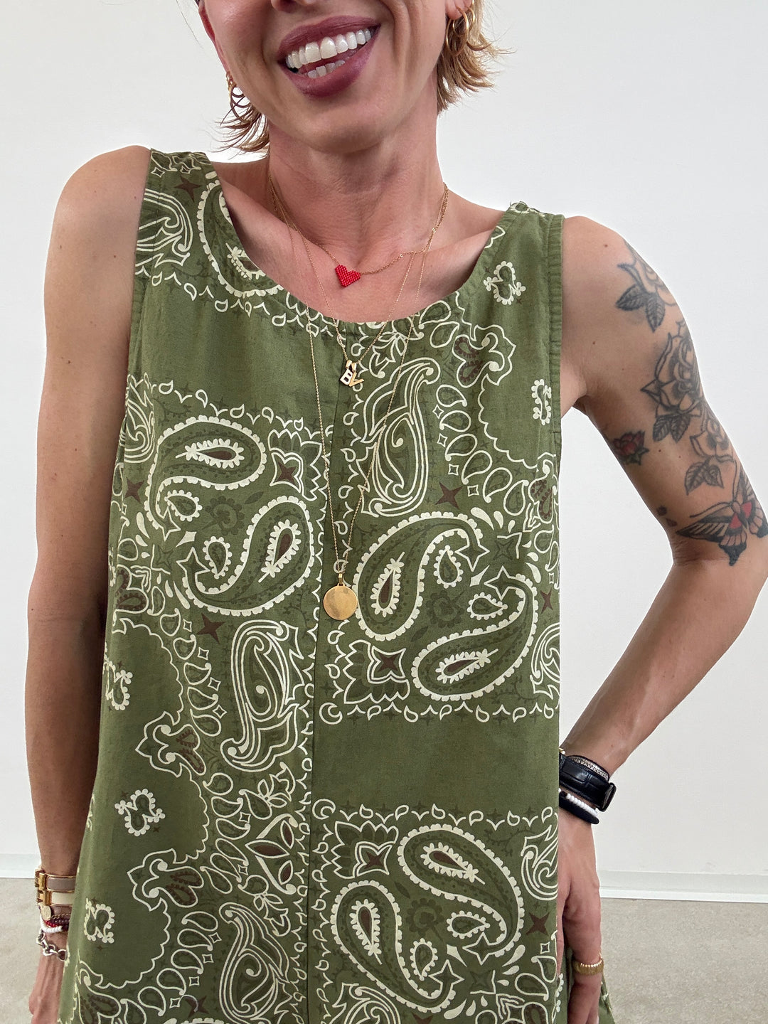 JUMPSUIT CARLA BANDANA VERDE