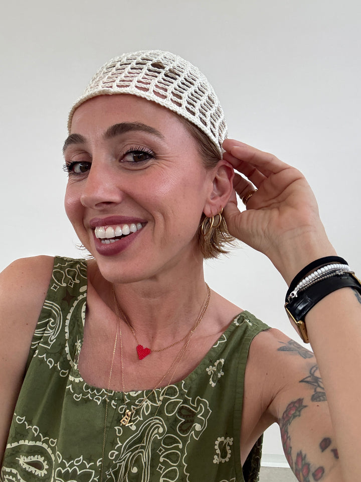 CAPPELLO UNCINETTO PANNA