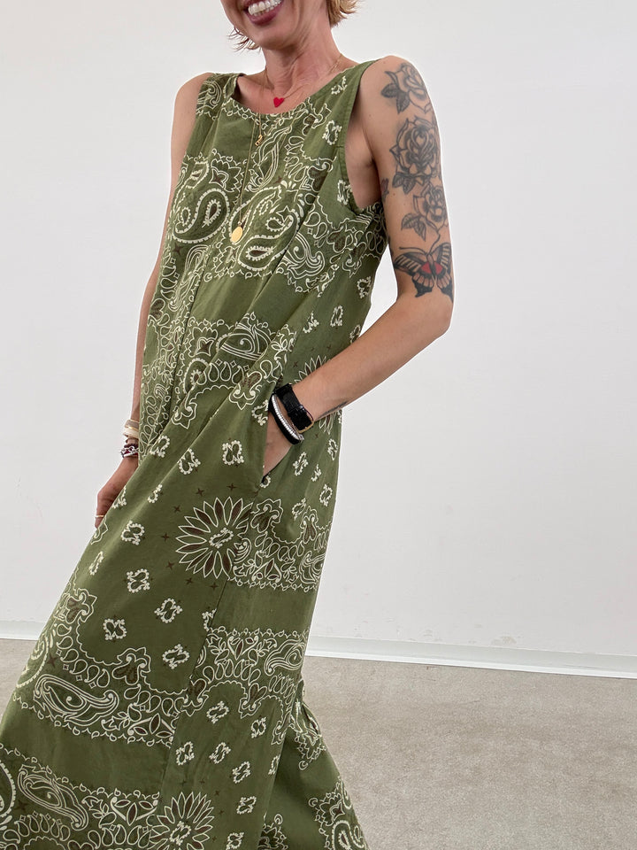 JUMPSUIT CARLA BANDANA VERDE