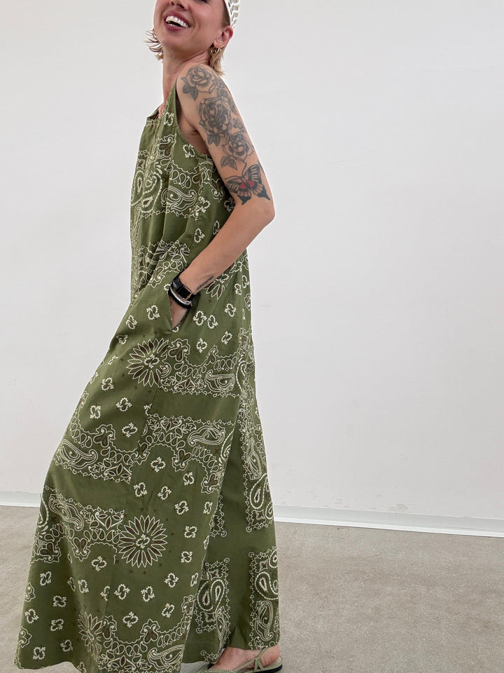 JUMPSUIT CARLA BANDANA VERDE