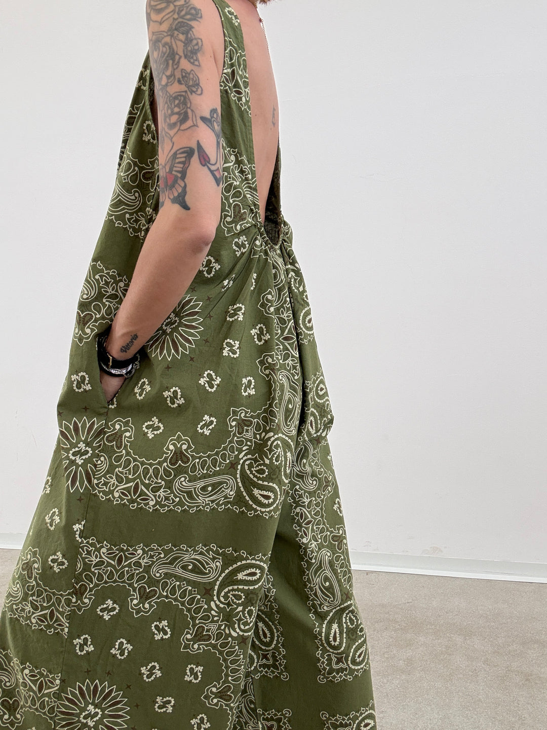 JUMPSUIT CARLA BANDANA VERDE
