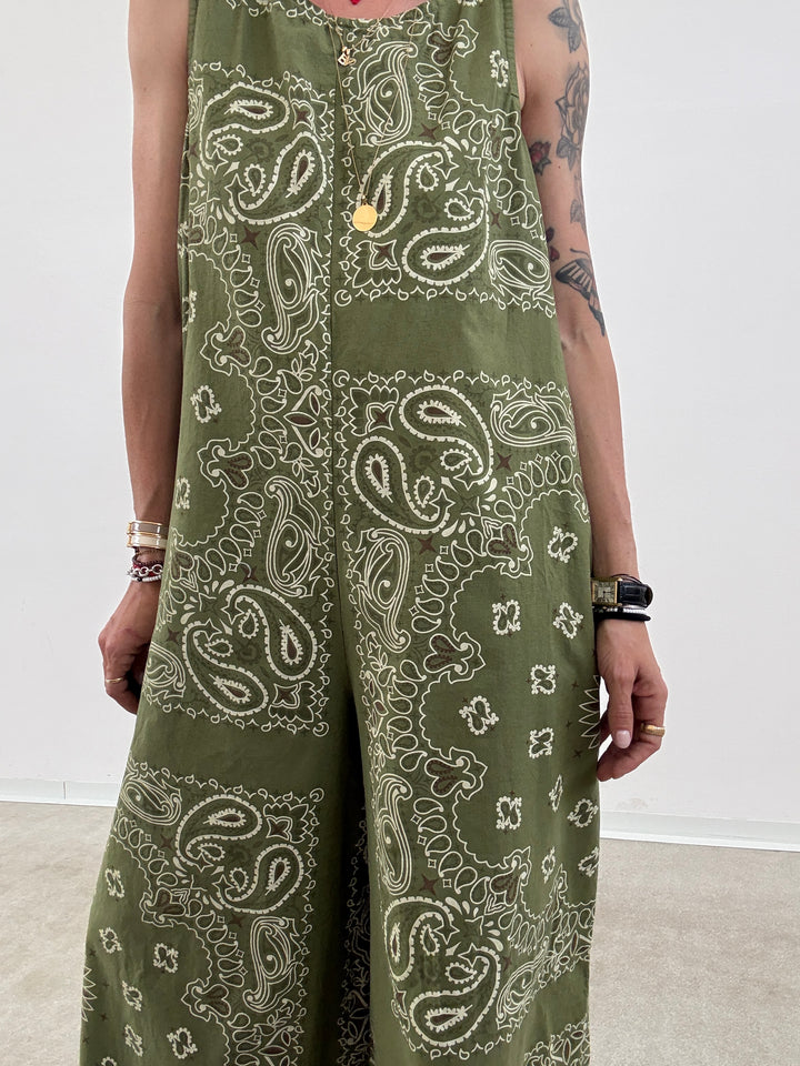 JUMPSUIT CARLA BANDANA VERDE