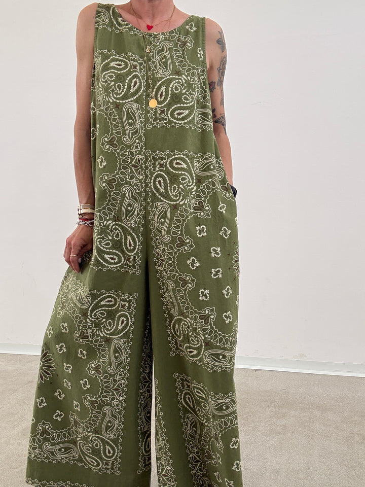 JUMPSUIT CARLA BANDANA VERDE
