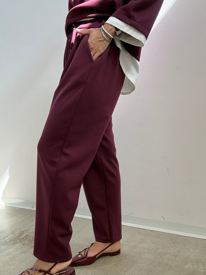 SET GIULIA NEOPRENE BORGOGNA