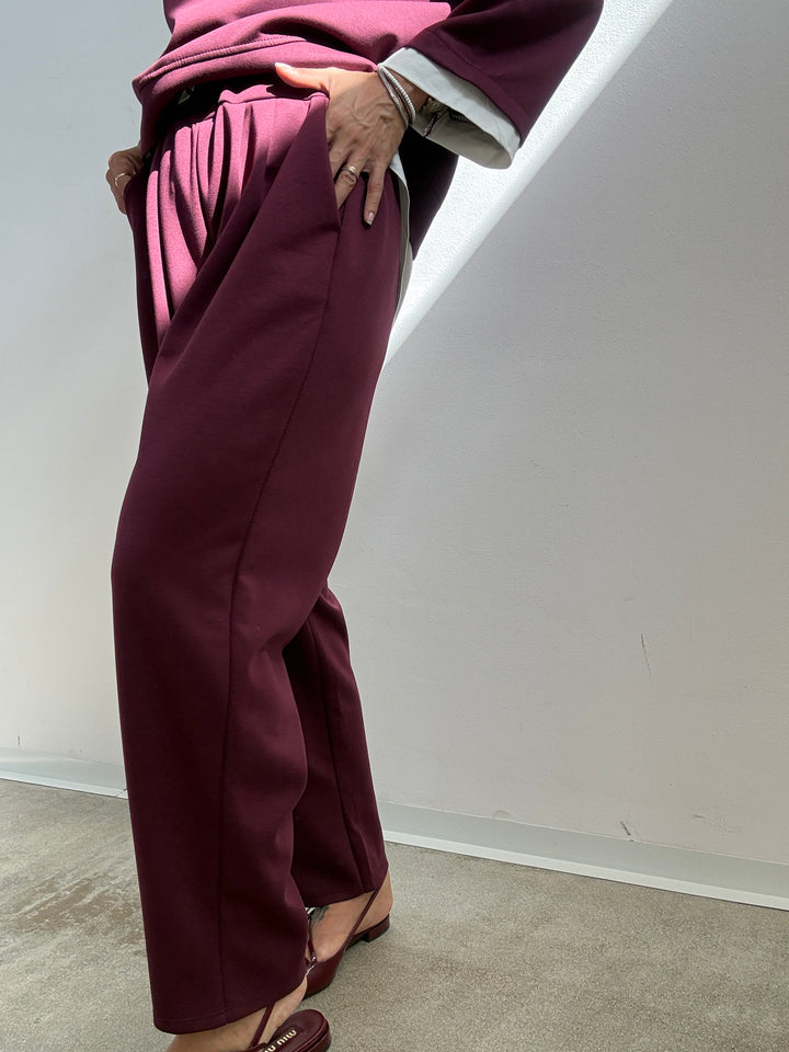 SET GIULIA NEOPRENE BORGOGNA