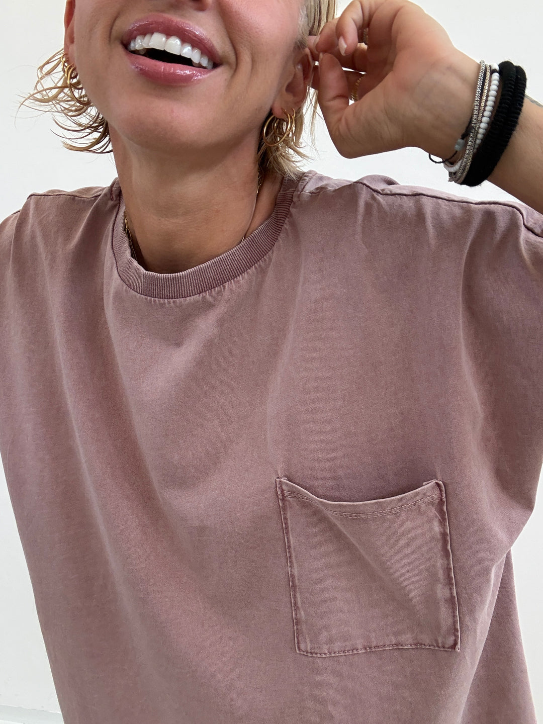 TSHIRT SCATOLA STONE VINO