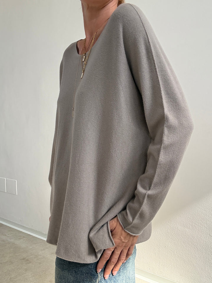PULL SILVIA SCATOLA TORTORA