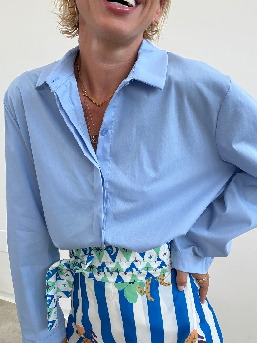 CAMICIA EMMA AZZURRA