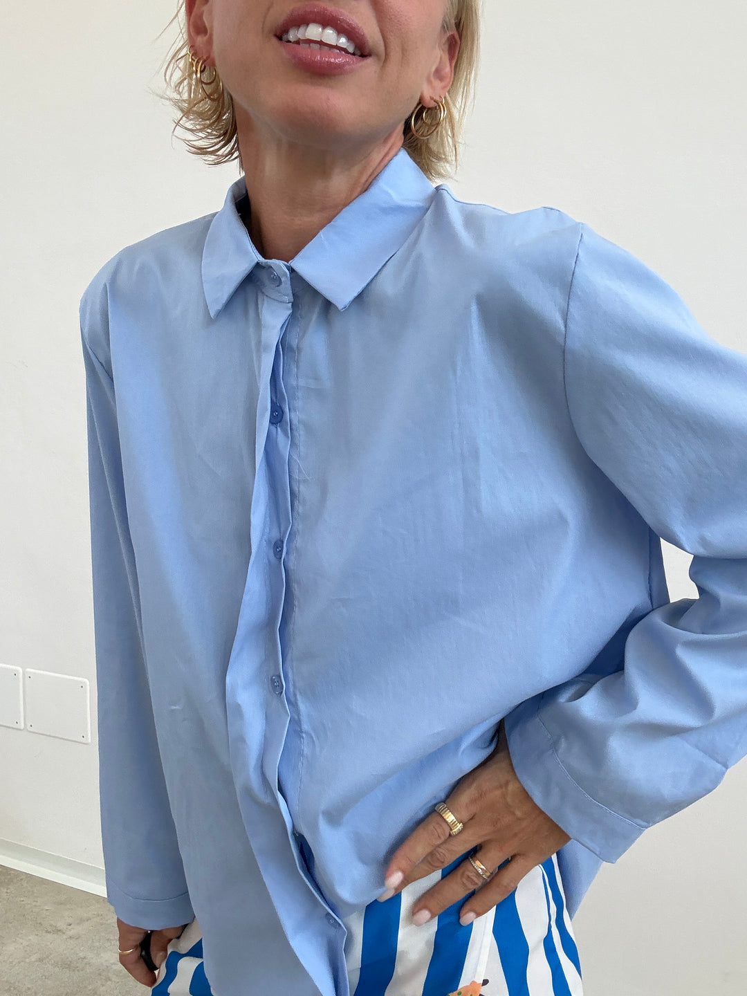CAMICIA EMMA AZZURRA