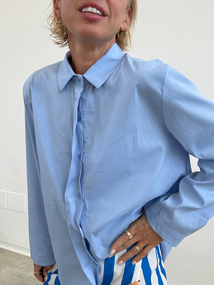 CAMICIA EMMA AZZURRA