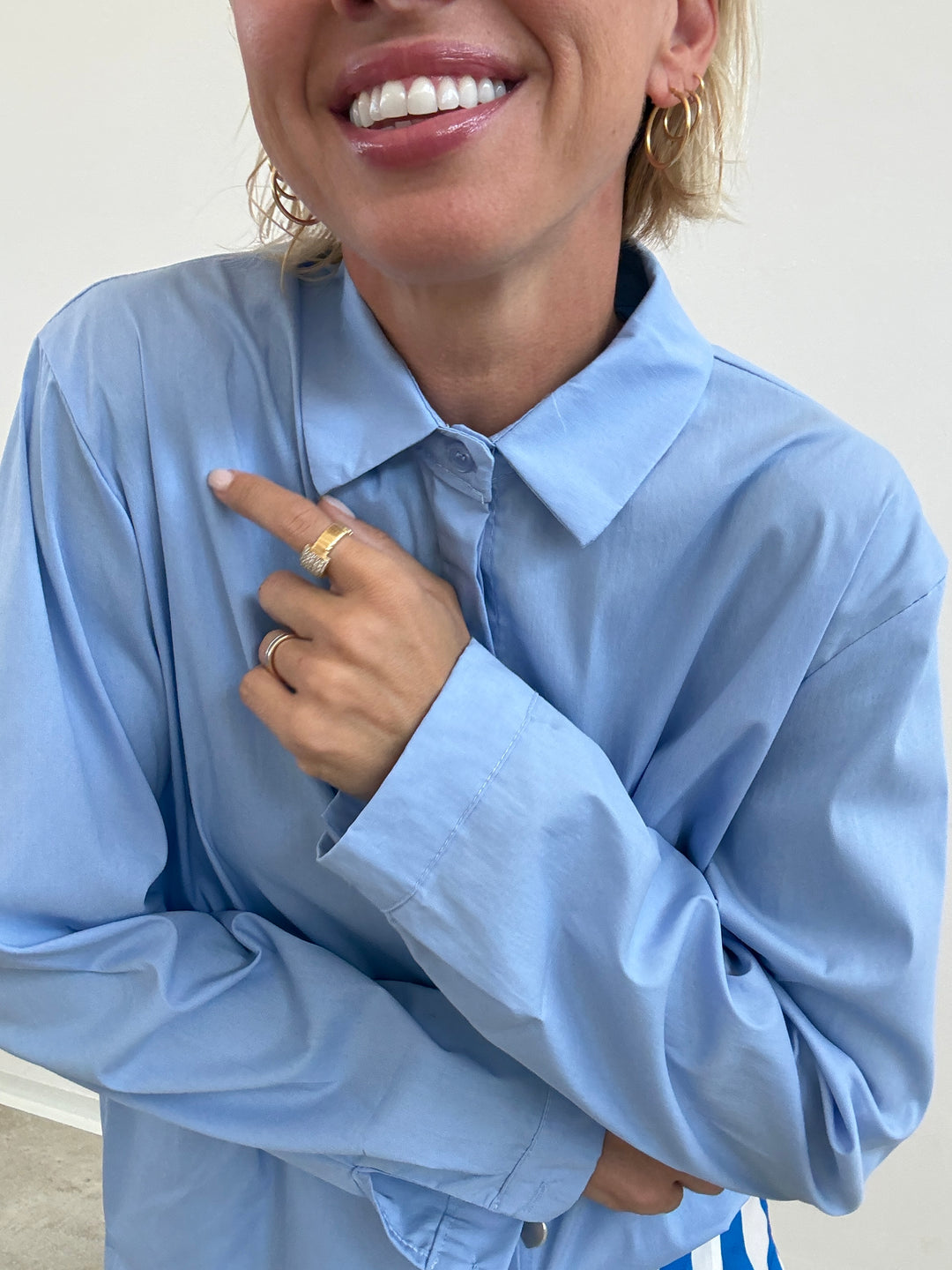 CAMICIA EMMA AZZURRA