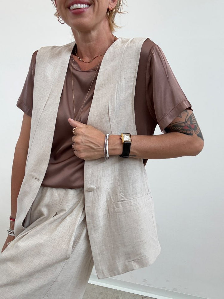 GILET ALICE LINO VISCOSA AVENA MELANGE;GILET ALICE LINO VISCOSA AVENA MELANGE;GILET ALICE LINO VISCOSA AVENA MELANGE;GILET ALICE LINO VISCOSA AVENA MELANGE;GILET ALICE LINO VISCOSA AVENA MELANGE;GILET ALICE LINO VISCOSA AVENA MELANGE;GILET ALICE LINO VISCOSA AVENA MELANGE;GILET ALICE LINO VISCOSA AVENA MELANGE