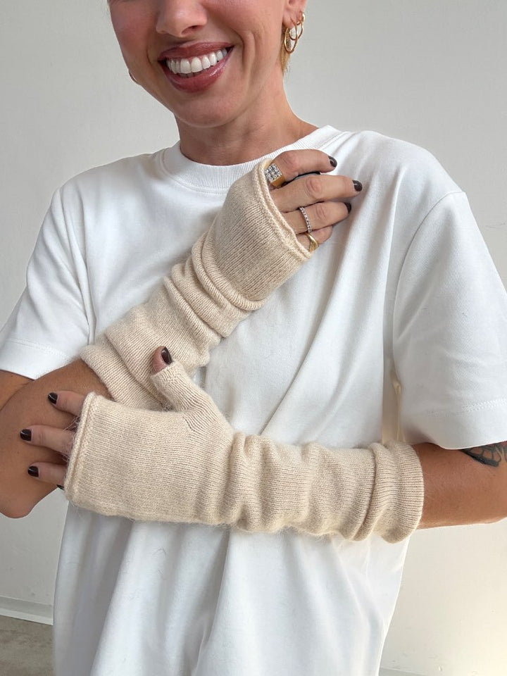 GLOVELETTE LANA LIGHTBEIGE