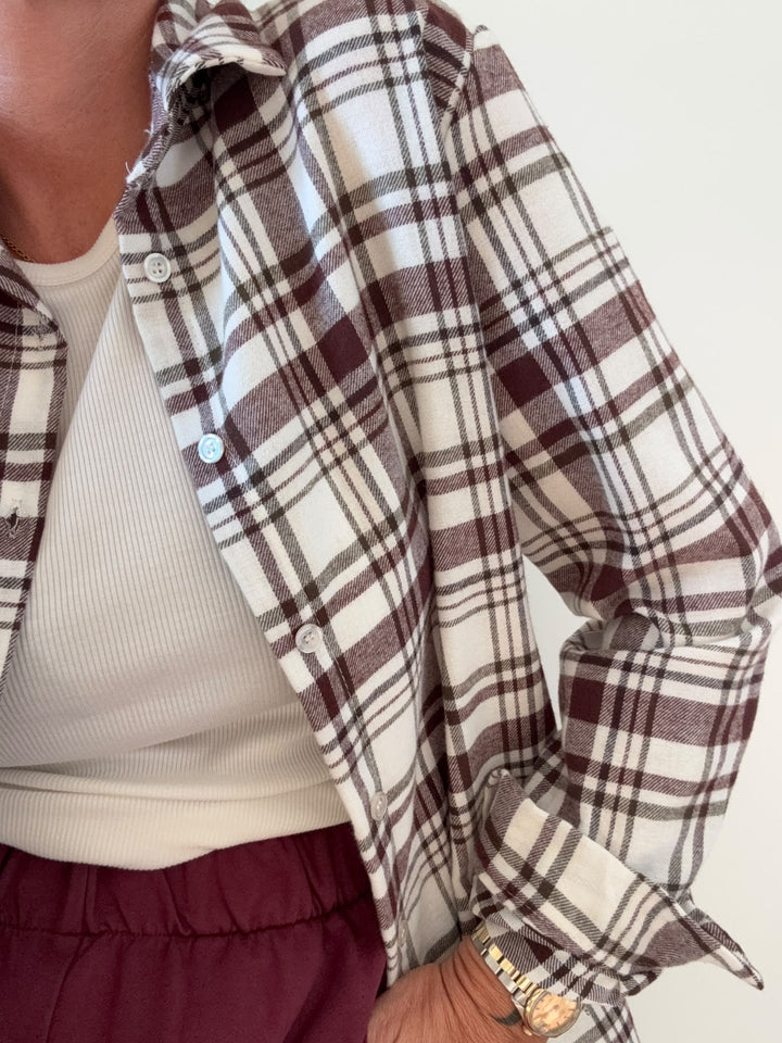 CAMICIA HEIDI CHECK BIANCO