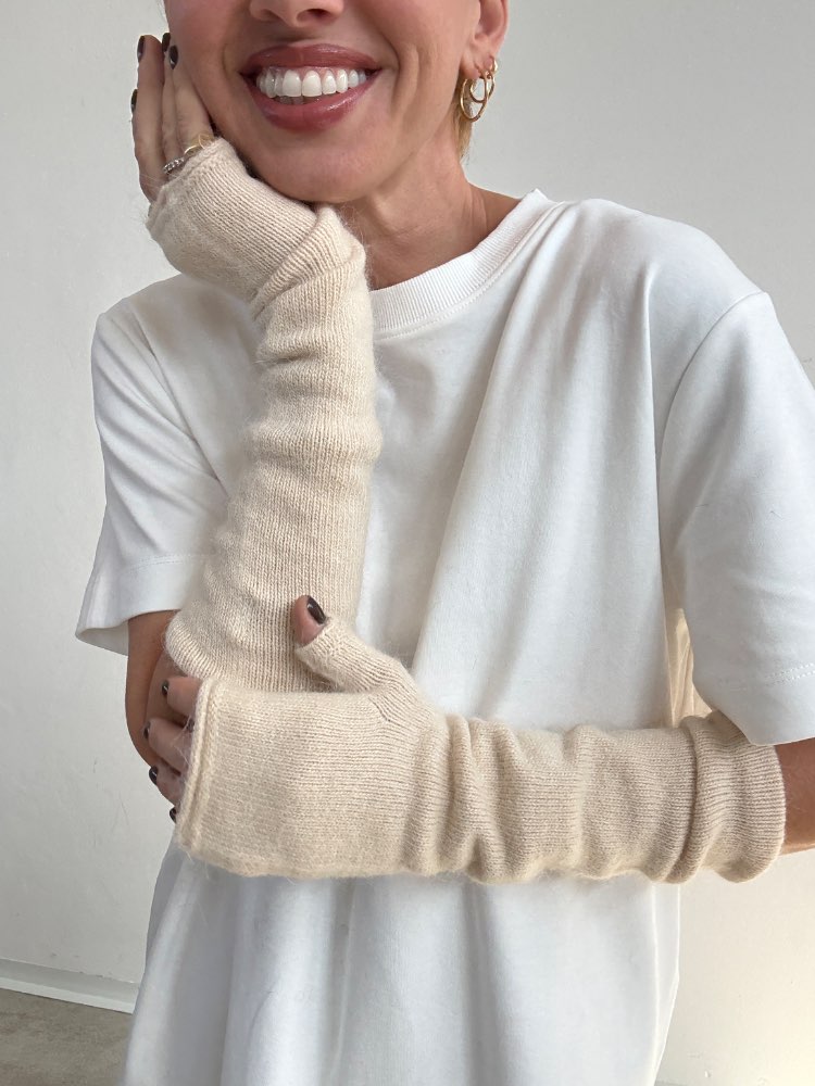 GLOVELETTE LANA LIGHTBEIGE