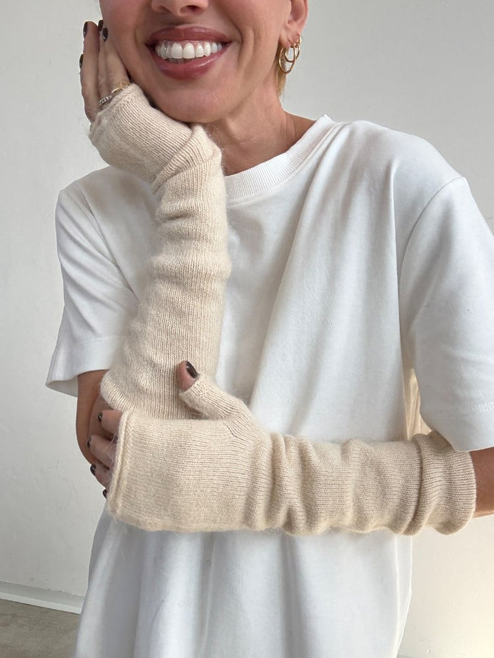 GLOVELETTE LANA LIGHTBEIGE