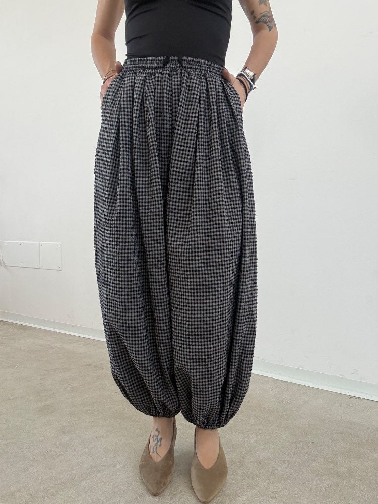 PANTA BALLOON VICHY NERO;PANTA BALLOON VICHY NERO;PANTA BALLOON VICHY NERO;PANTA BALLOON VICHY NERO;PANTA BALLOON VICHY NERO;PANTA BALLOON VICHY NERO