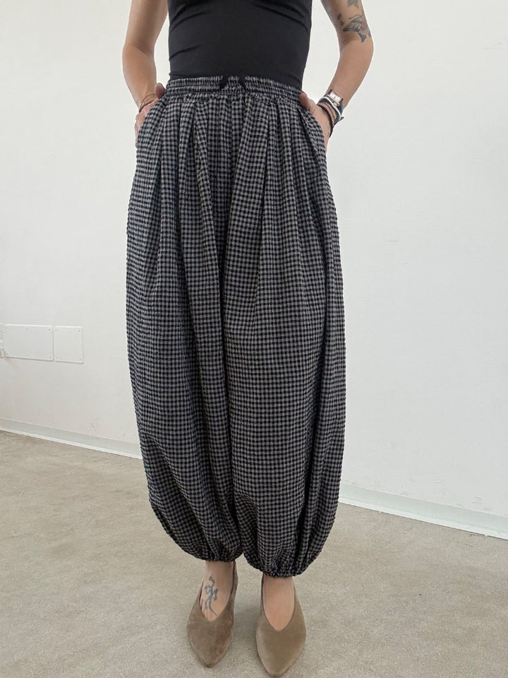 PANTA BALLOON VICHY NERO;PANTA BALLOON VICHY NERO;PANTA BALLOON VICHY NERO;PANTA BALLOON VICHY NERO;PANTA BALLOON VICHY NERO;PANTA BALLOON VICHY NERO