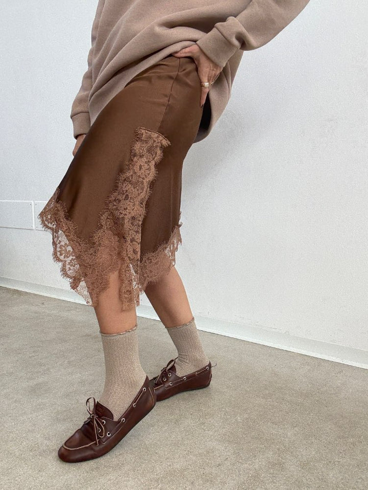 GONNA PIZZO/SATIN CARAMELLO;GONNA PIZZO/SATIN CARAMELLO;GONNA PIZZO/SATIN CARAMELLO;GONNA PIZZO/SATIN CARAMELLO;GONNA PIZZO/SATIN CARAMELLO;GONNA PIZZO/SATIN CARAMELLO