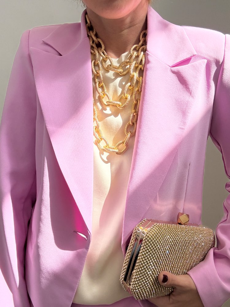 TAILLEUR GILDA PALAZZO ROSA CANDY
